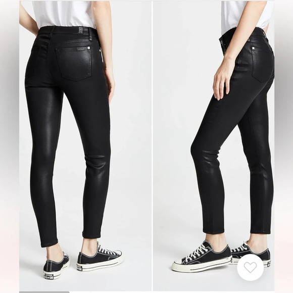 7 for all Mankind Blair Coated Ankle skinny jeans - Picture 6 of 9